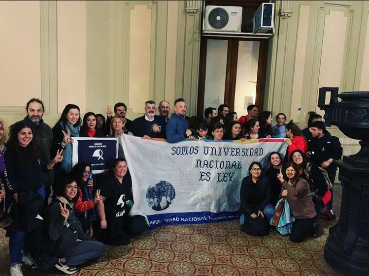 ¡Es ley! somos la Universidad Nacional Madres de Plaza de Mayo.